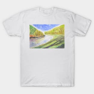 Morning Light, River Derwent, Derbyshire T-Shirt